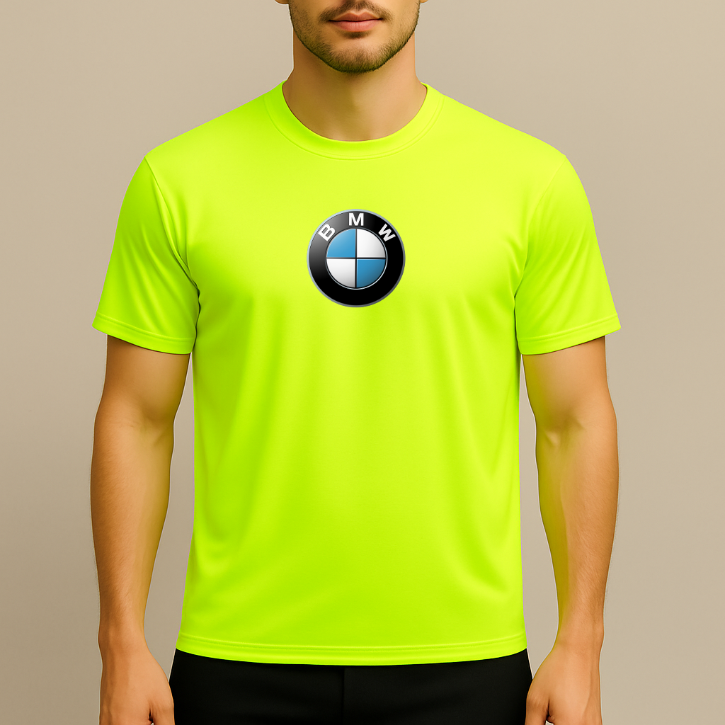 Men's BMW Motorsports Car Polyester T-Shirt